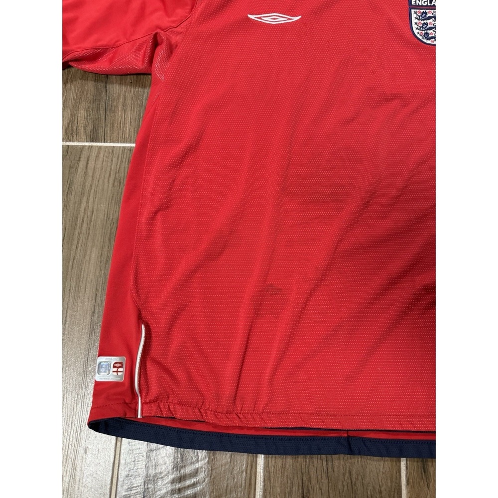 Umbro England Team Soccer Original Jersey 2004-2006 Men SZ Large - Picture 4 of 5
